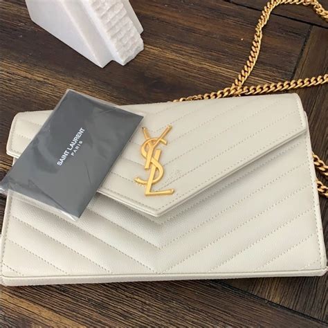 white clutch ysl|saint laurent evening clutch.